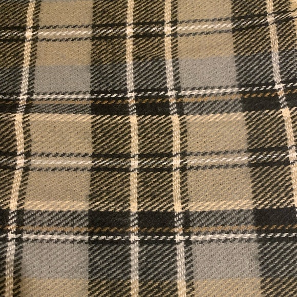 Blanket wrap poncho shawl extra large one size long wide layer fringe plaid EUC - Picture 6 of 15